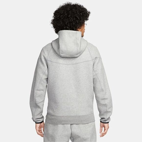 Nike Tech Fleece Men's Full-Zip Hoodie (Grey Heather). Size - Medium. FB7921-063 - Picture 2 of 4